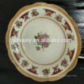 Indonesia market hot sale ceramic omega soup plate